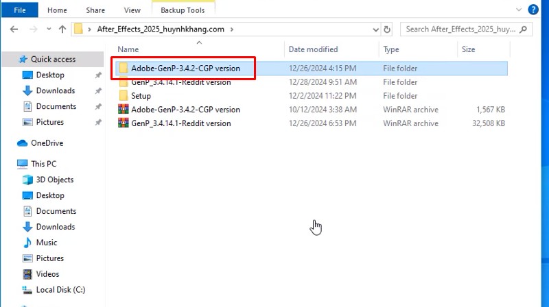 Vào thư mục Adobe-GenP-3.4.2