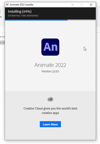 Chờ quá trình cài đặt hoàn tất