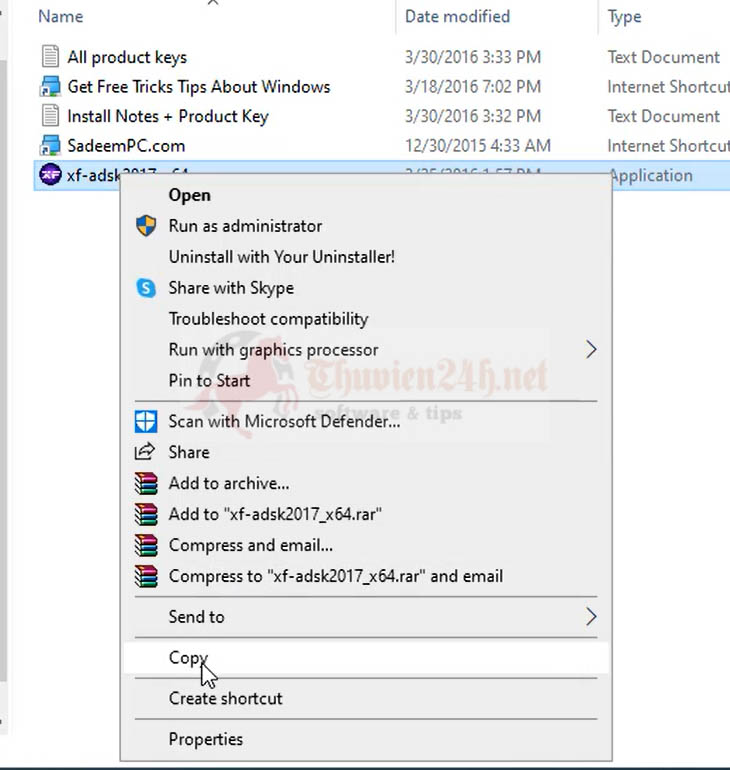 chọn Open file location trong 3ds max 2017