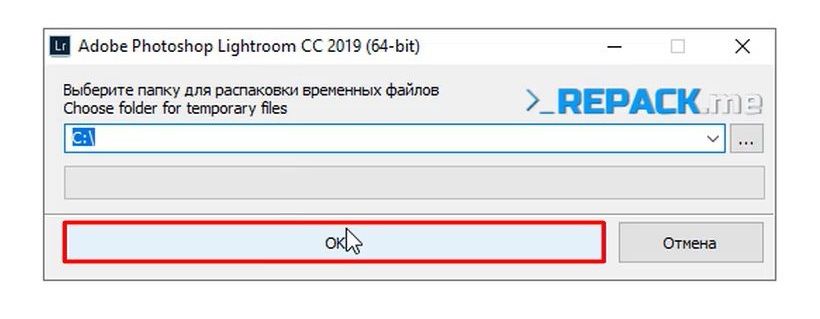 Chọn ổ đĩa lưu và bấm OK