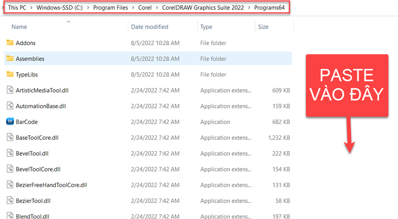Sau khi paste file kích hoạt, phần mềm sẽ tự động kích hoạt thành công