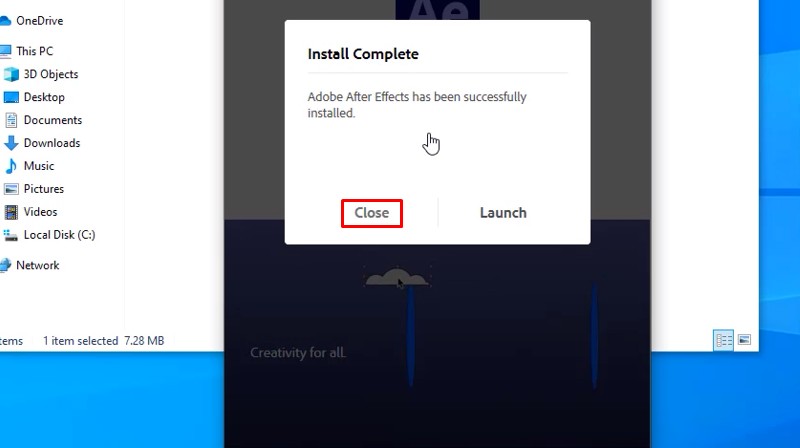 After Effects 2025: Cài Dễ, Link Tải Cực Nhanh 12 Bấm Close