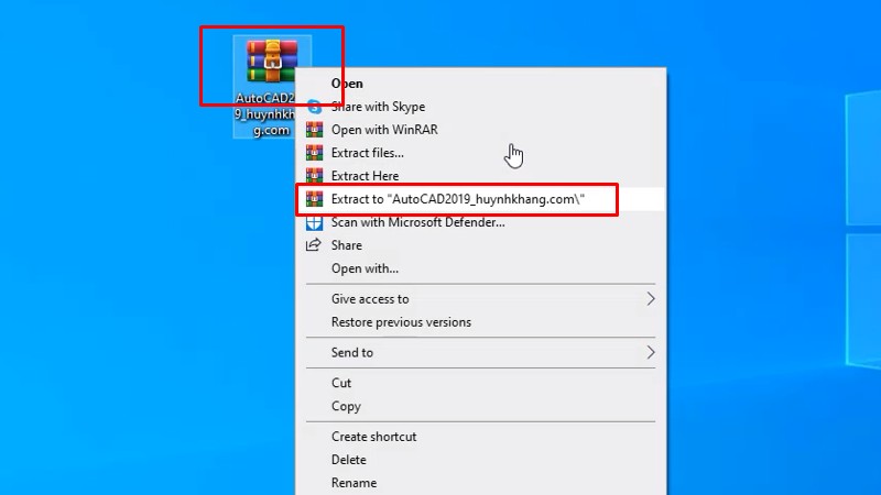 Tải AutoCad 2019 Video hướng dẫn đầy đủ 10 Giải nén phần mềm Autocad 2019