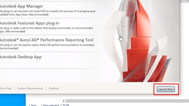 Tải AutoCad 2019 Video hướng dẫn đầy đủ 16 Bấm Launch Now