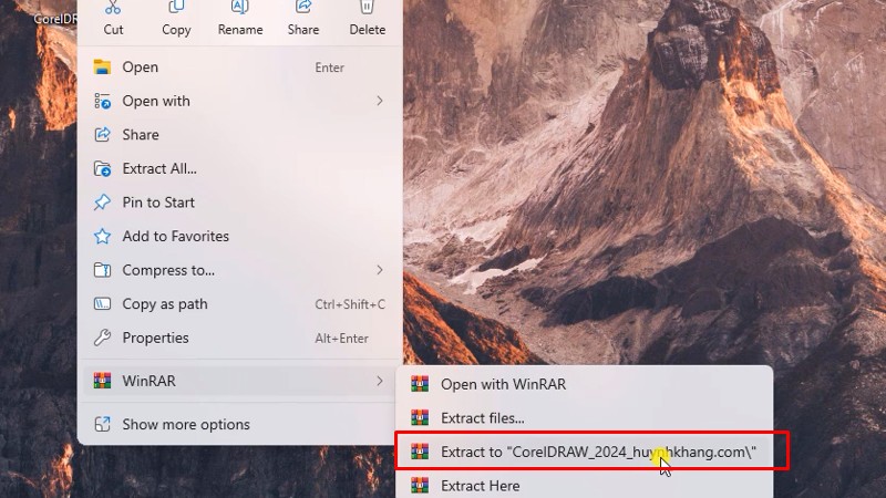 CorelDRAW 2024 Phần Mềm Chuyên Cho Quảng Cáo 10 Giải nén phần mềm CorelDraw 2024