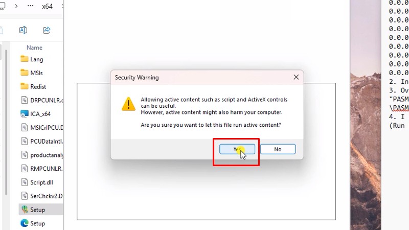 CorelDRAW 2024 Phần Mềm Chuyên Cho Quảng Cáo 29 Bấm Yes