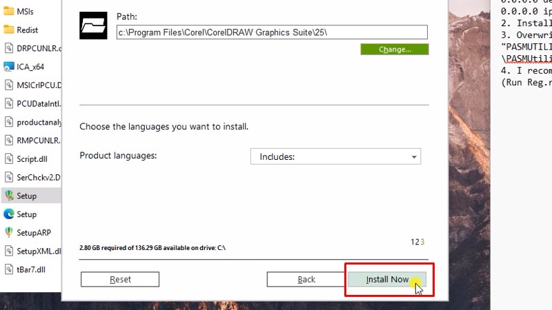 CorelDRAW 2024 Phần Mềm Chuyên Cho Quảng Cáo 37 Bấm Install Now