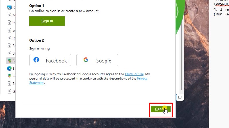 CorelDRAW 2024 Phần Mềm Chuyên Cho Quảng Cáo 38 Bấm Cancel