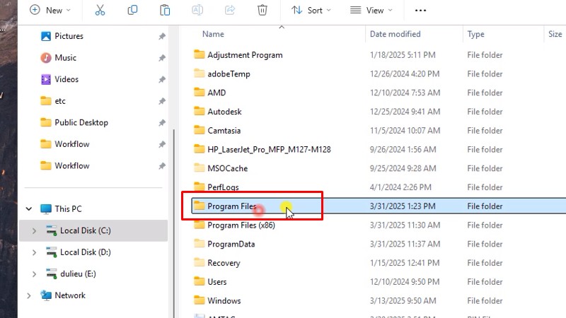 CorelDRAW 2024 Phần Mềm Chuyên Cho Quảng Cáo 43 Bấm vào program Files