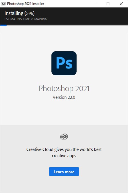 Hướng dẫn cài đặt phần mềm Adobe Photoshop 2021
