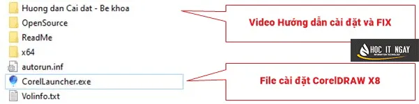Tải Corel X8 Vĩnh Viễn【Link Google Drive】Kèm Hướng Dẫn 3 cai dat Corel X8 buoc 1