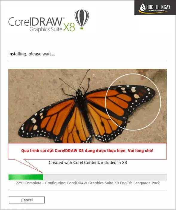 Tải Corel X8 Vĩnh Viễn【Link Google Drive】Kèm Hướng Dẫn 12 cai dat Corel X8 buoc 10