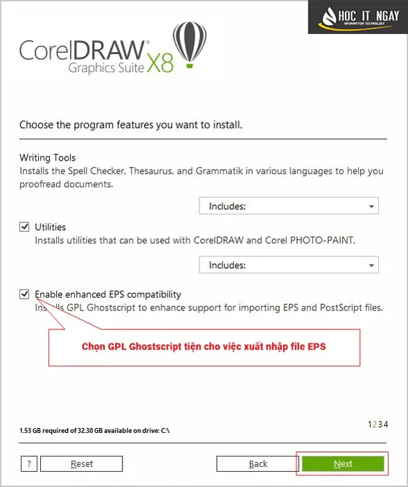 Tải Corel X8 Vĩnh Viễn【Link Google Drive】Kèm Hướng Dẫn 9 cai dat Corel X8 buoc 7