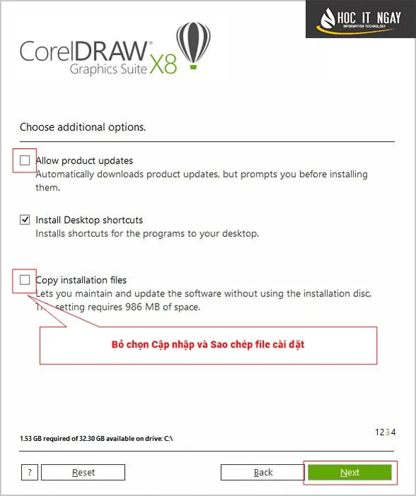 Tải Corel X8 Vĩnh Viễn【Link Google Drive】Kèm Hướng Dẫn 10 cai dat Corel X8 buoc 8