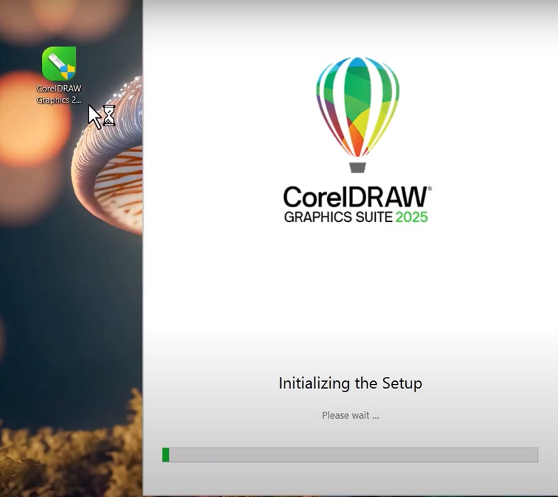 Chạy file cài đặt Coreldraw 2025 Chạy file cài đặt Coreldraw 2025