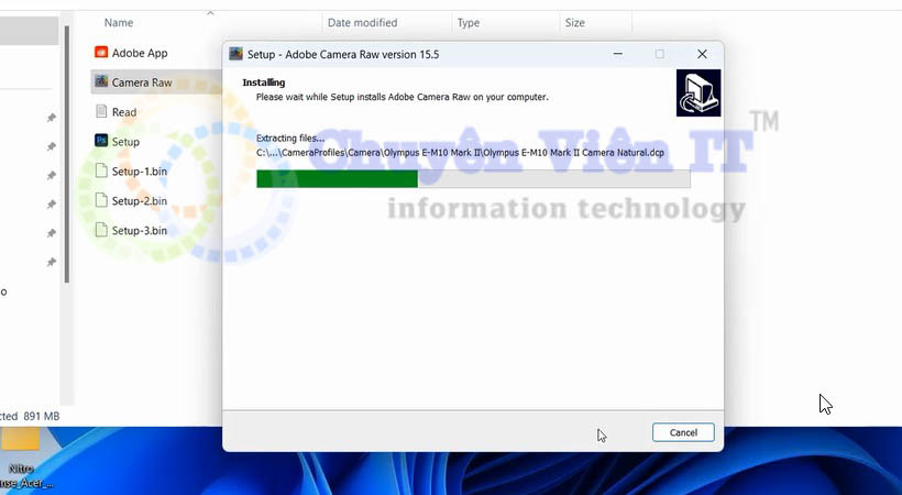 Đợi tải dữ liệu về máy