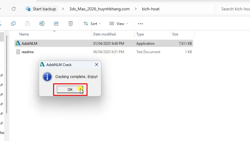 3Ds Max 2026: Download và cài đặt đơn giản 18 Bấm OK