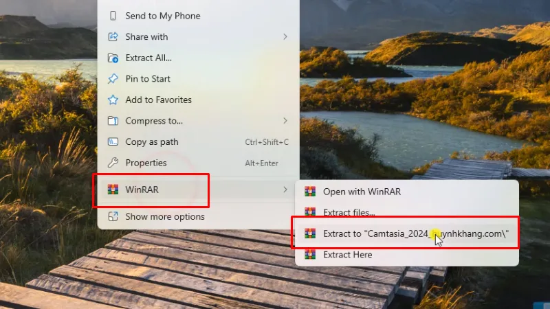 Camtasia 2024: Hướng dẫn chi tiết cài 11 Giải nén phần mềm Camtasia 2024