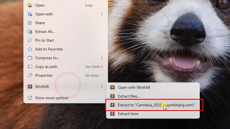 Camtasia 2025: Cài đặt rất dễ và nhanh 11 Giải nén phần mềm Camtasia 2025