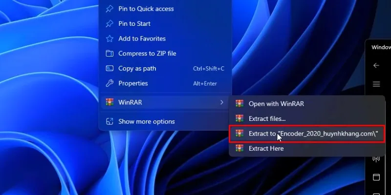 Encoder 2020: Tải, Cài Đặt & Hướng Dẫn Kích Hoạt 10 giải nén phần mềm Encoder 2020