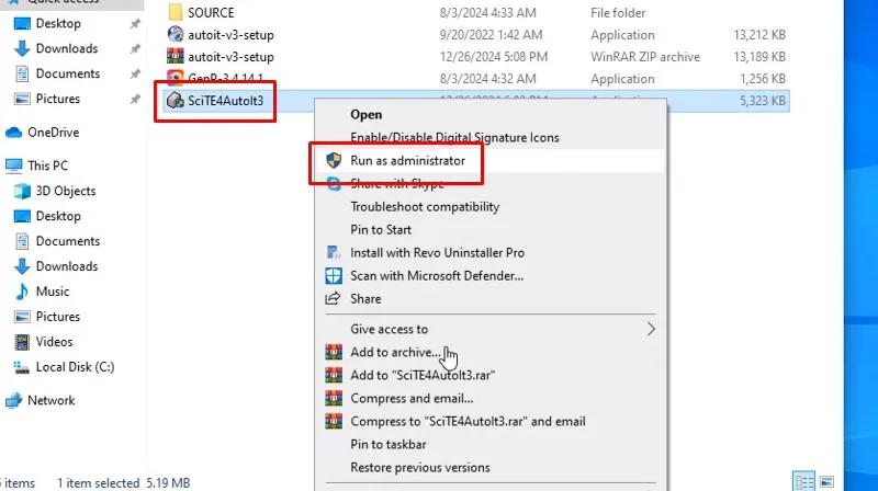 Lightroom 2025: Link Tải Nhanh, Có Video Cài Đặt 24 Khởi chạy file như hình bằng quyền Admin