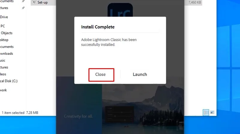 Lightroom 2025: Link Tải Nhanh, Có Video Cài Đặt 14 Bấm Close