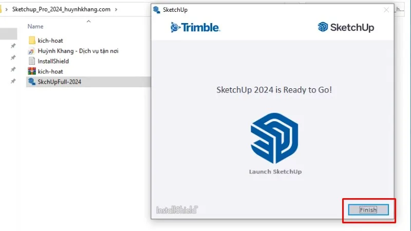 Sketchup 2024: Hướng Dẫn Chi Tiết, Nhanh 14 Bấm Finish