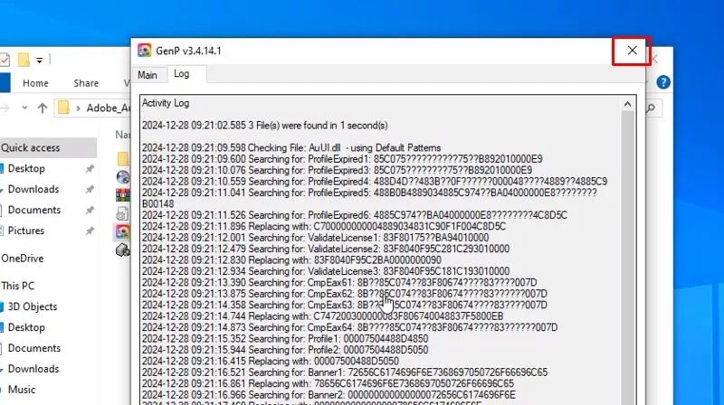Adobe Audition 2025: Video hướng dẫn cài đặt chi tiết 32 Bấm X