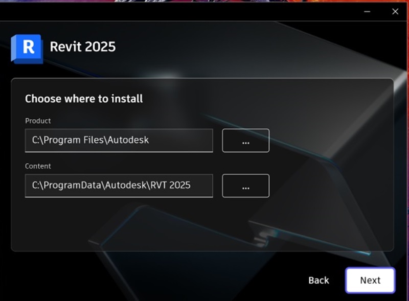 Chọn thư mục cài đặt, nên để mặc định, rồi nhấn Next Chọn thư mục cài đặt, nên để mặc định, rồi nhấn Next